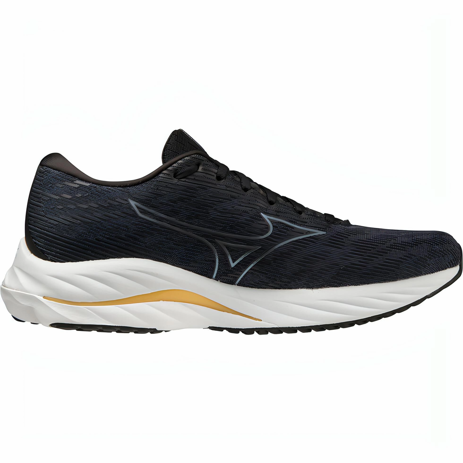 Shoes Mizuno Mizuno Wave Rider 26 WIDE FIT (2E) Mens Running Shoes - Black