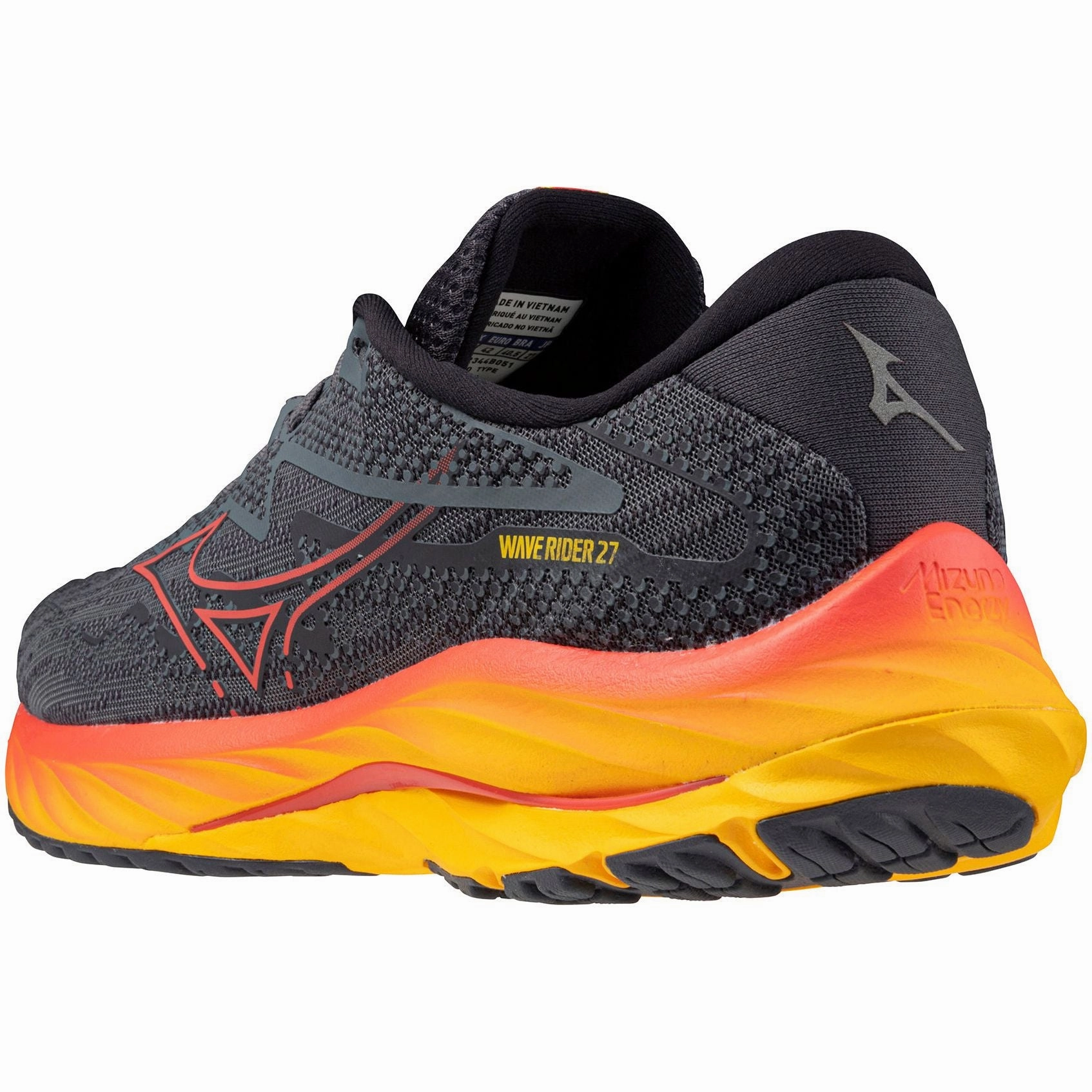 Shoes Mizuno Mizuno Wave Rider 27 Mens Running Shoes - Grey
