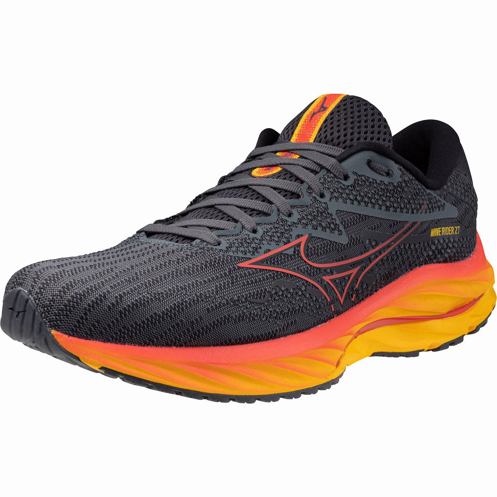 Shoes Mizuno Mizuno Wave Rider 27 Mens Running Shoes - Grey