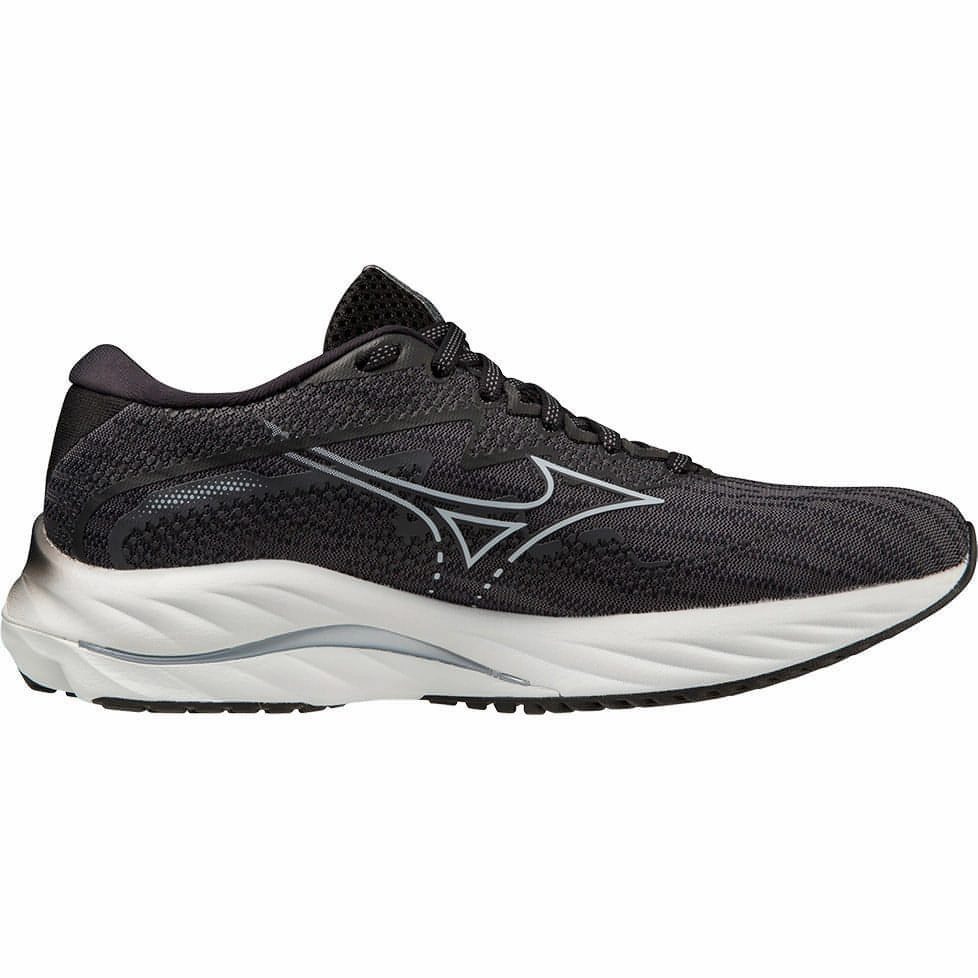 Shoes Mizuno Mizuno Wave Rider 27 WIDE FIT (D) Womens Running Shoes - Black