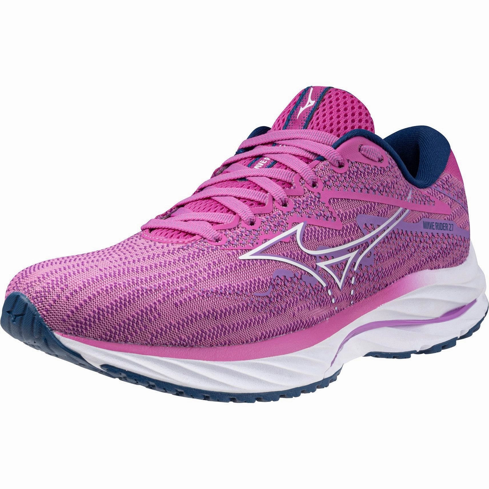 Shoes Mizuno Mizuno Wave Rider 27 Womens Running Shoes - Pink