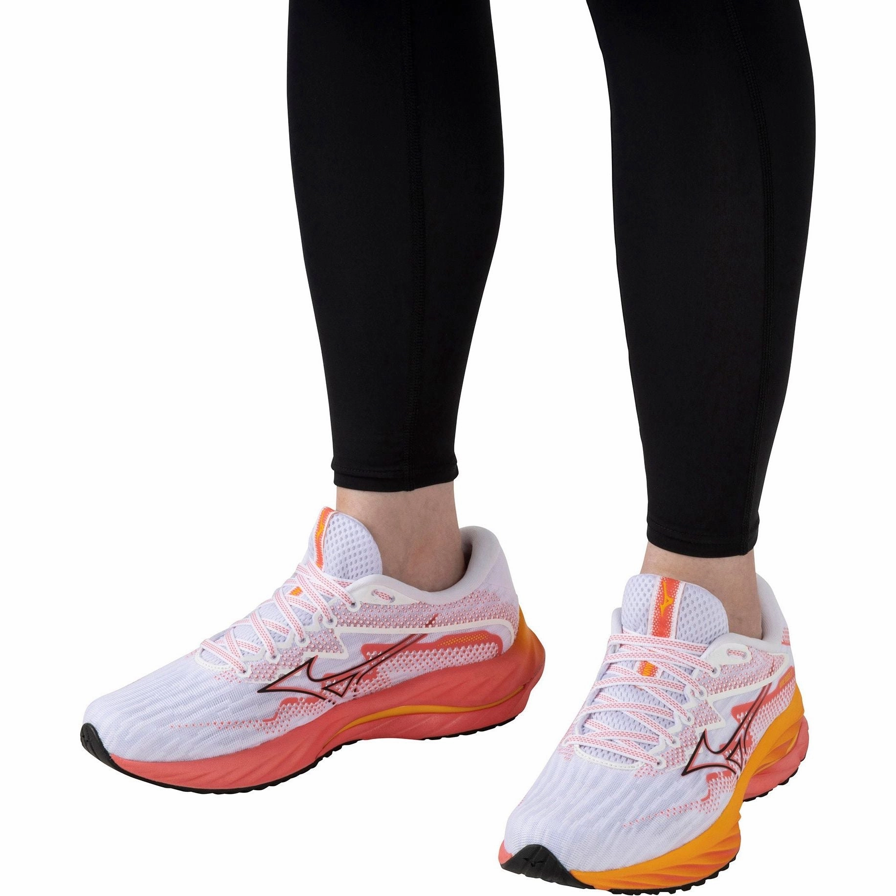 Shoes Mizuno Mizuno Wave Rider 27 Womens Running Shoes - White