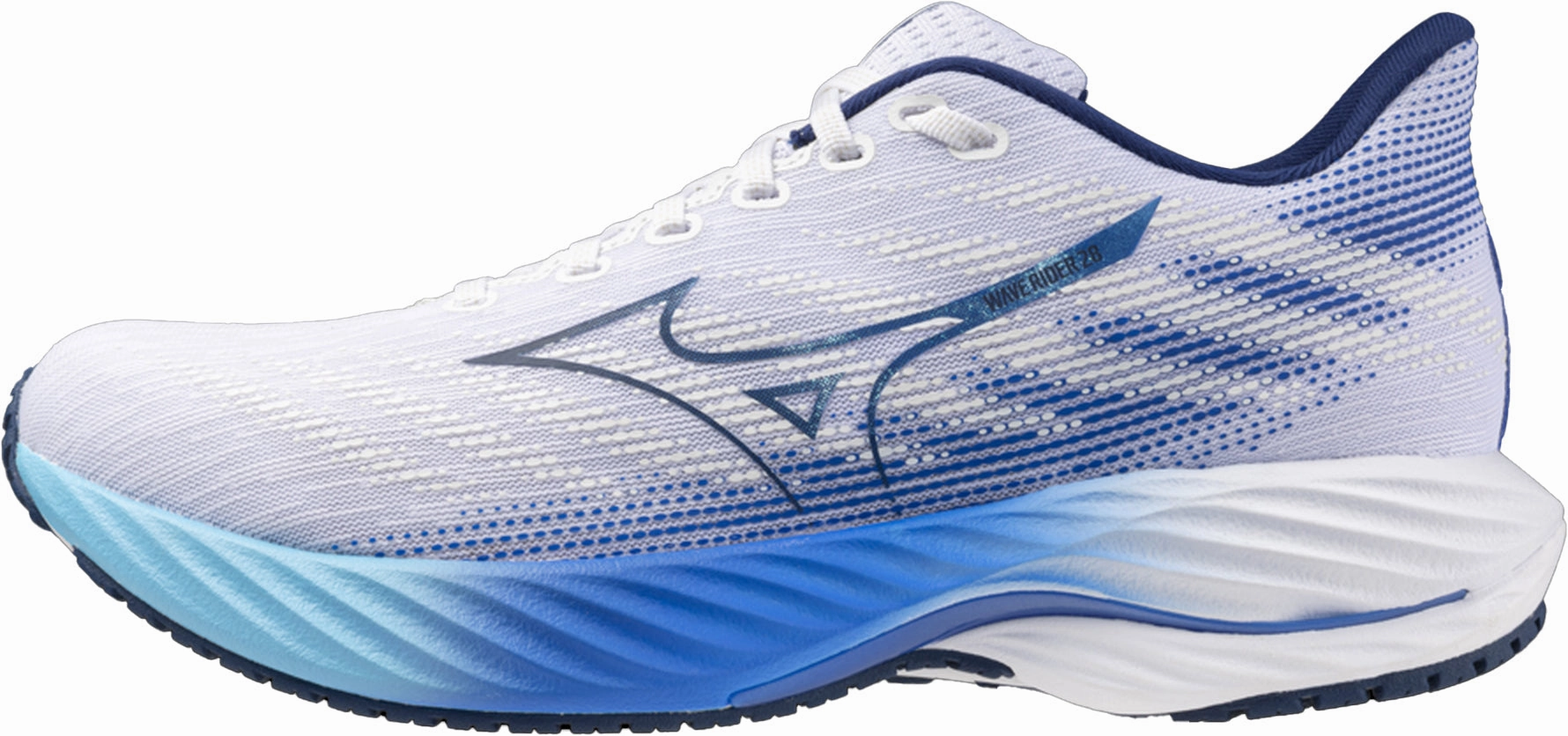 Shoes Mizuno Mizuno Wave Rider 28 Mens Running Shoes - White