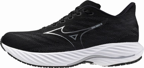 Shoes Mizuno Mizuno Wave Rider 28 WIDE FIT (2E) Mens Running Shoes - Black