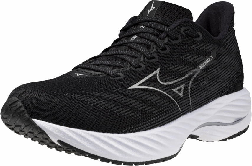 Shoes Mizuno Mizuno Wave Rider 28 WIDE FIT (D) Womens Running Shoes - Black