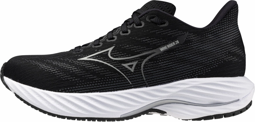 Shoes Mizuno Mizuno Wave Rider 28 WIDE FIT (D) Womens Running Shoes - Black