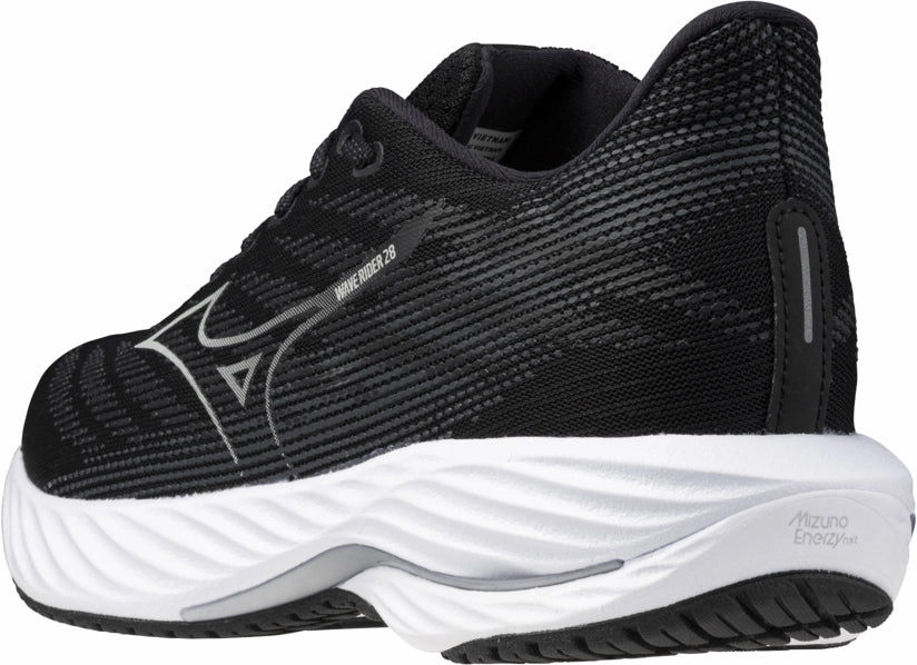 Shoes Mizuno Mizuno Wave Rider 28 WIDE FIT (D) Womens Running Shoes - Black