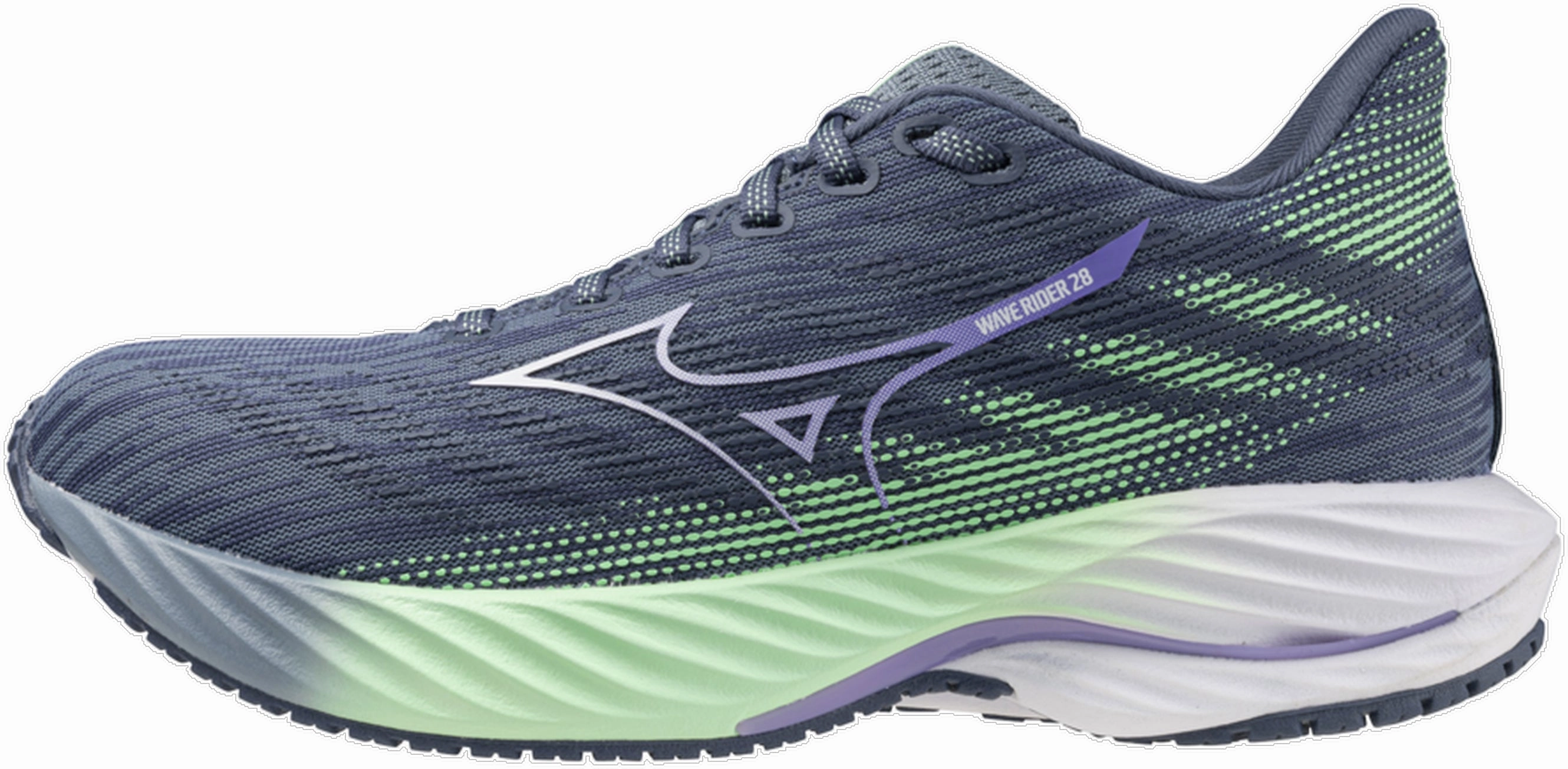 Shoes Mizuno Mizuno Wave Rider 28 Womens Running Shoes - Blue