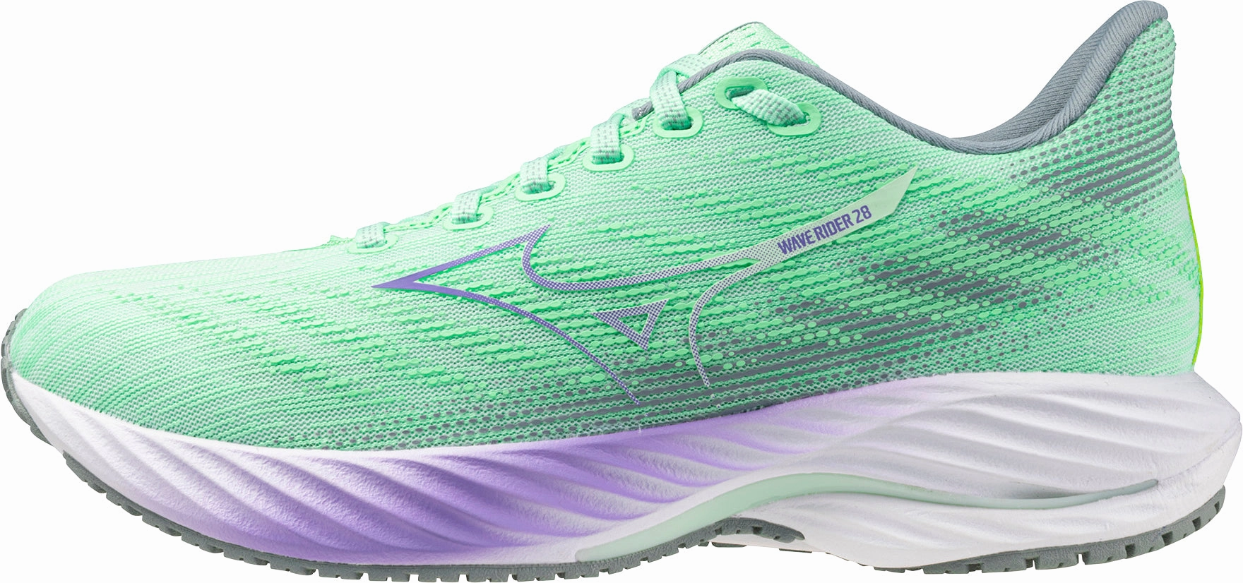 Shoes Mizuno Mizuno Wave Rider 28 Womens Running Shoes - Green