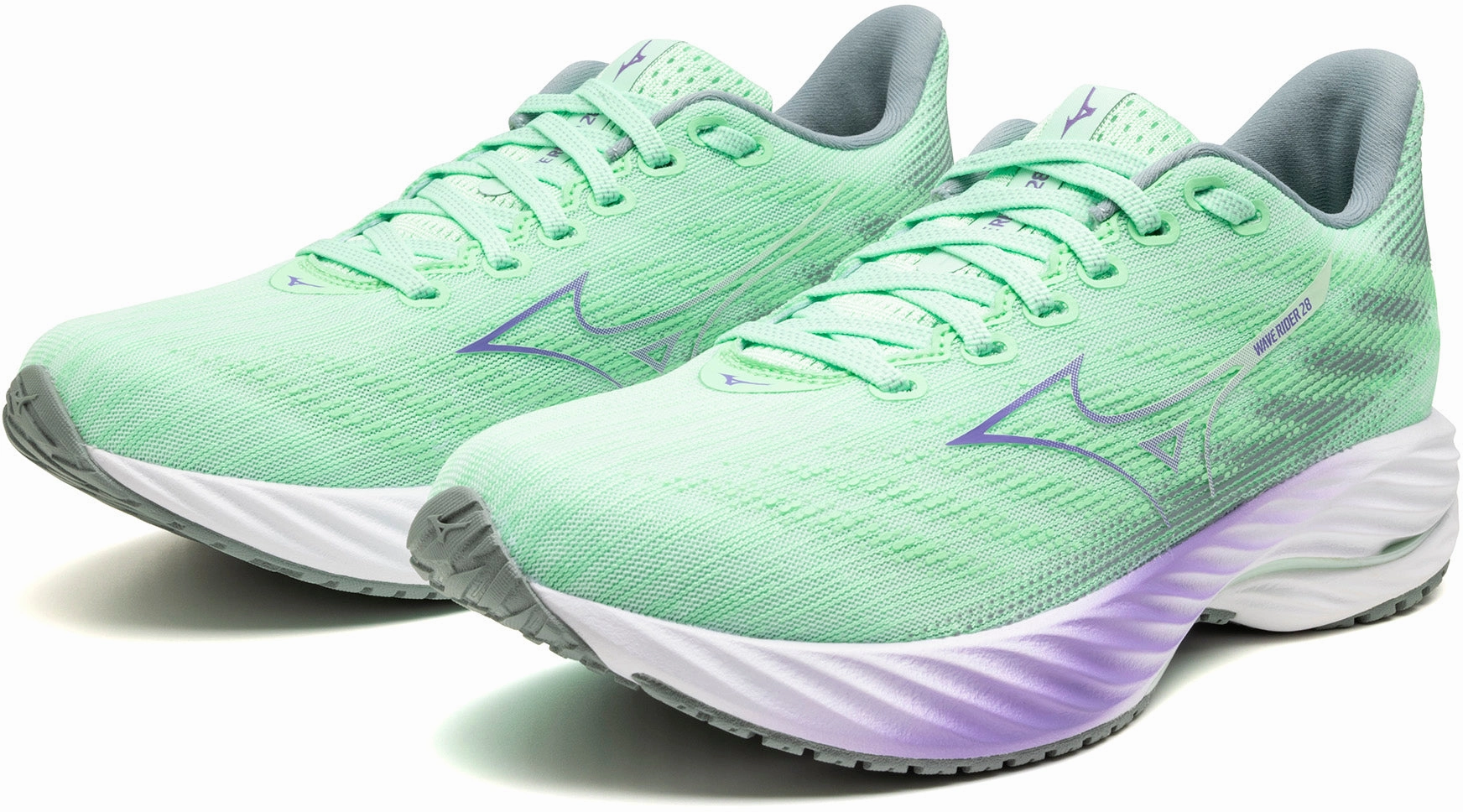 Shoes Mizuno Mizuno Wave Rider 28 Womens Running Shoes - Green