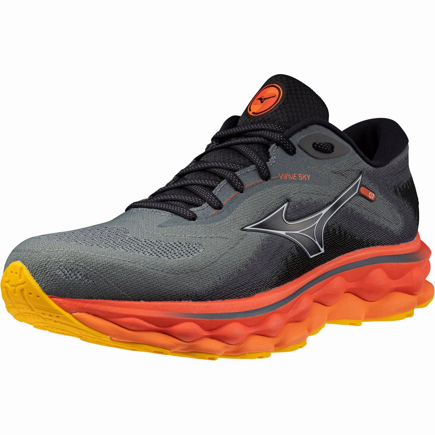 Shoes Mizuno Mizuno Wave Sky 7 Mens Running Shoes - Grey