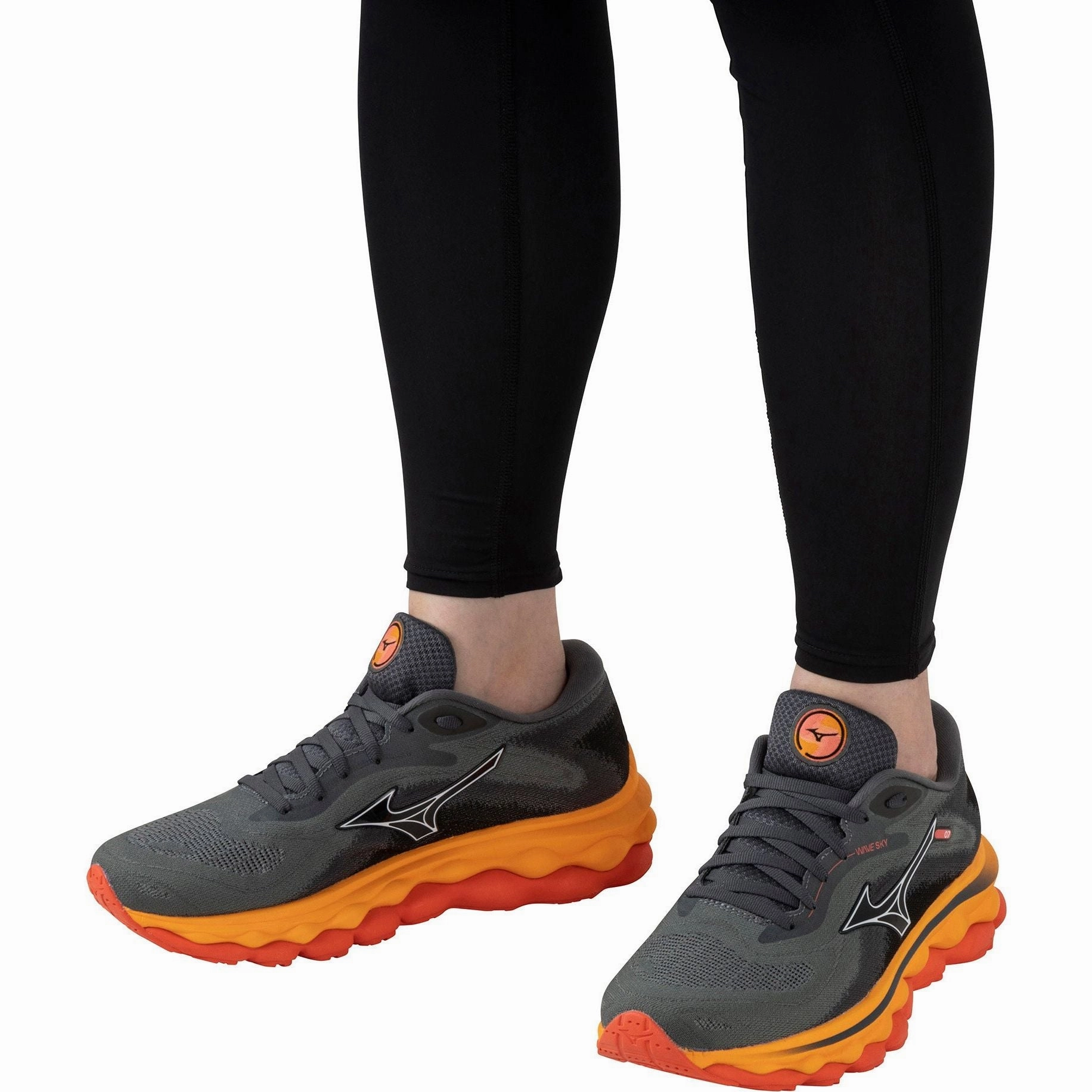 Shoes Mizuno Mizuno Wave Sky 7 Womens Running Shoes - Grey