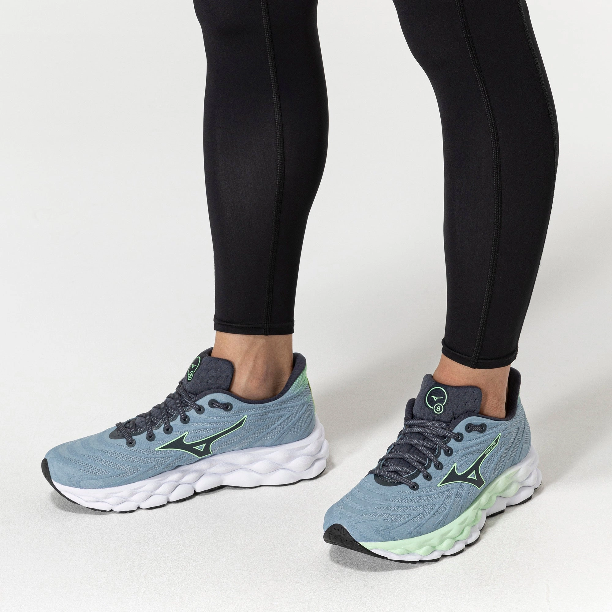 Shoes Mizuno Mizuno Wave Sky 8 Mens Running Shoes - Blue