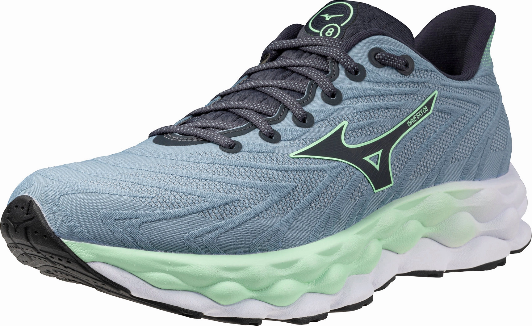 Shoes Mizuno Mizuno Wave Sky 8 Mens Running Shoes - Blue