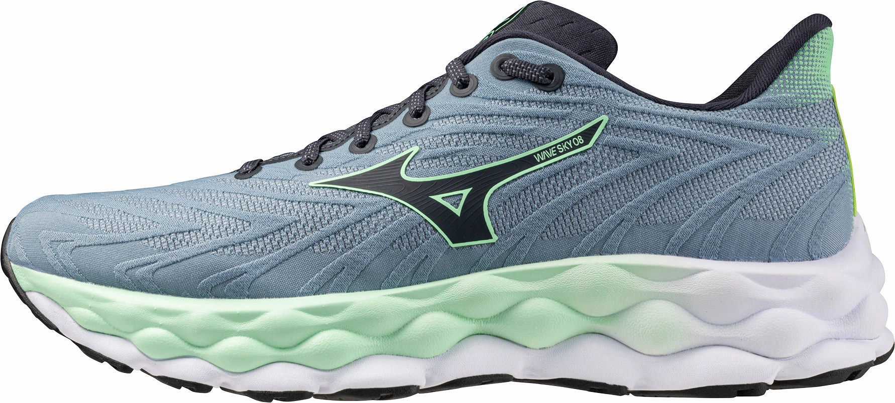 Shoes Mizuno Mizuno Wave Sky 8 Mens Running Shoes - Blue