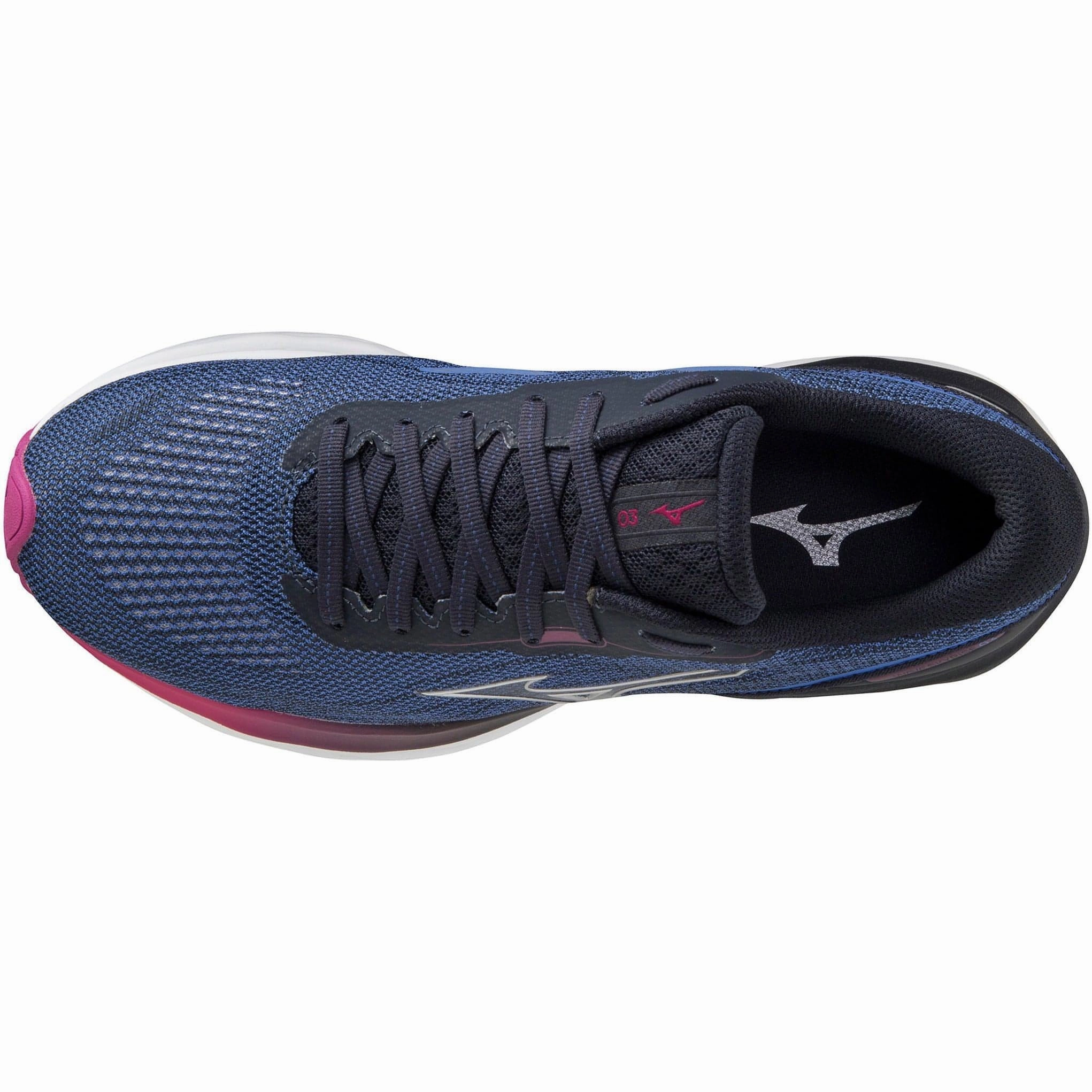 Shoes Mizuno Mizuno Wave Skyrise 3 Womens Running Shoes - Navy