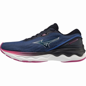 Shoes Mizuno Mizuno Wave Skyrise 3 Womens Running Shoes - Navy