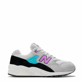 Shoes New Balance New Balance 580 Trainers Raincloud / White /Cosmic Rose