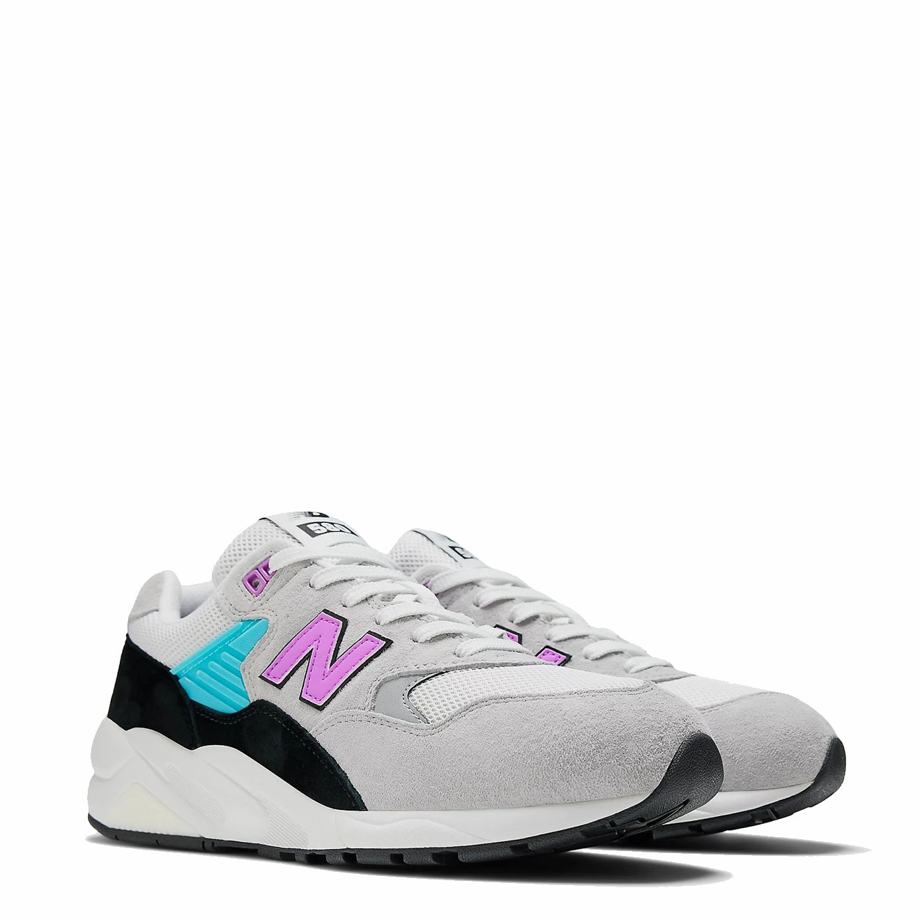 Shoes New Balance New Balance 580 Trainers Raincloud / White /Cosmic Rose