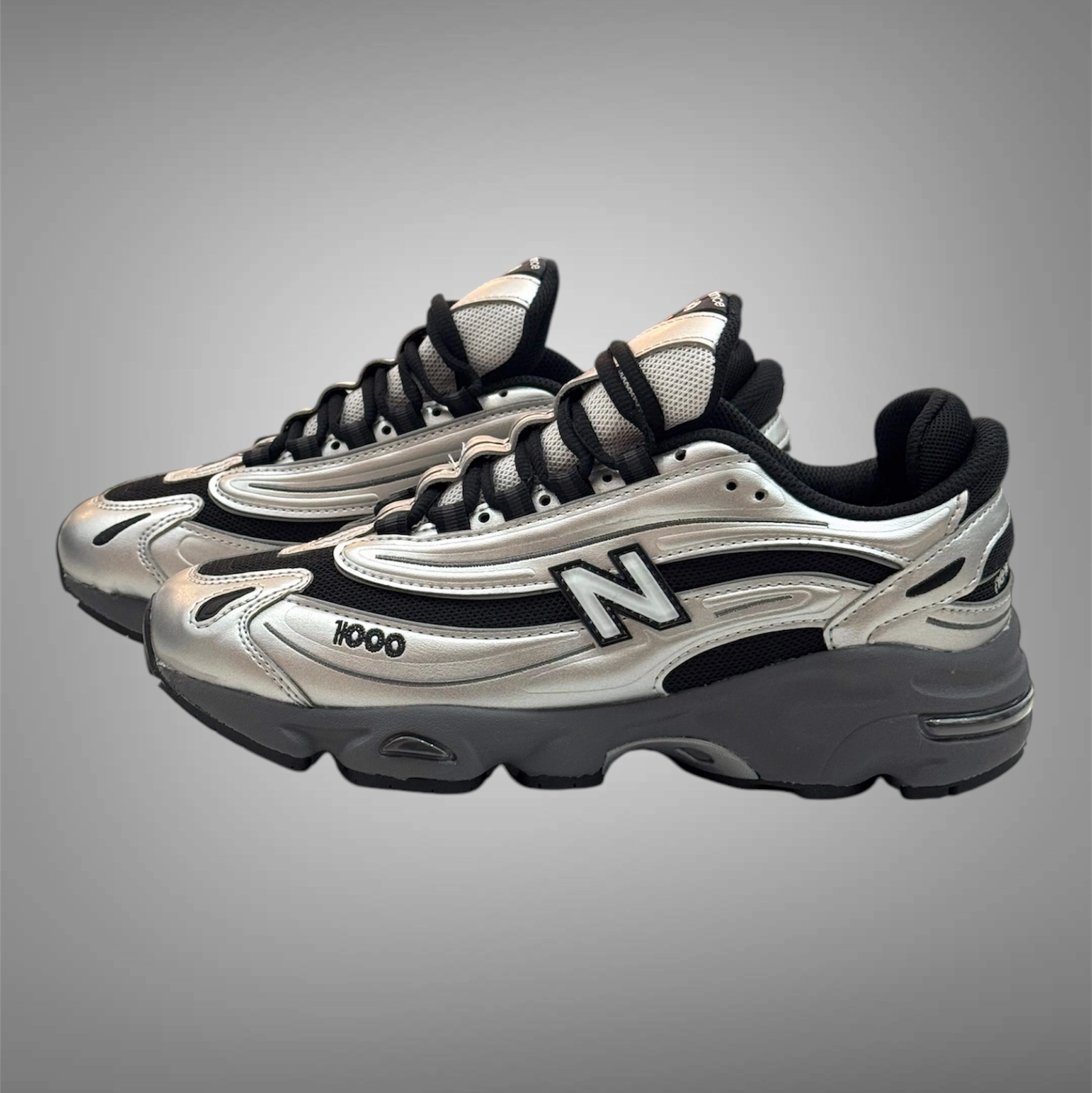 Shoes New Balance New Balance Mens M1000EGR Silver Black