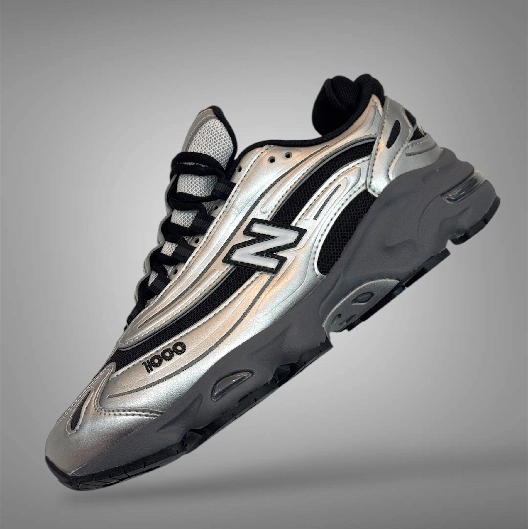 Shoes New Balance New Balance Mens M1000EGR Silver Black