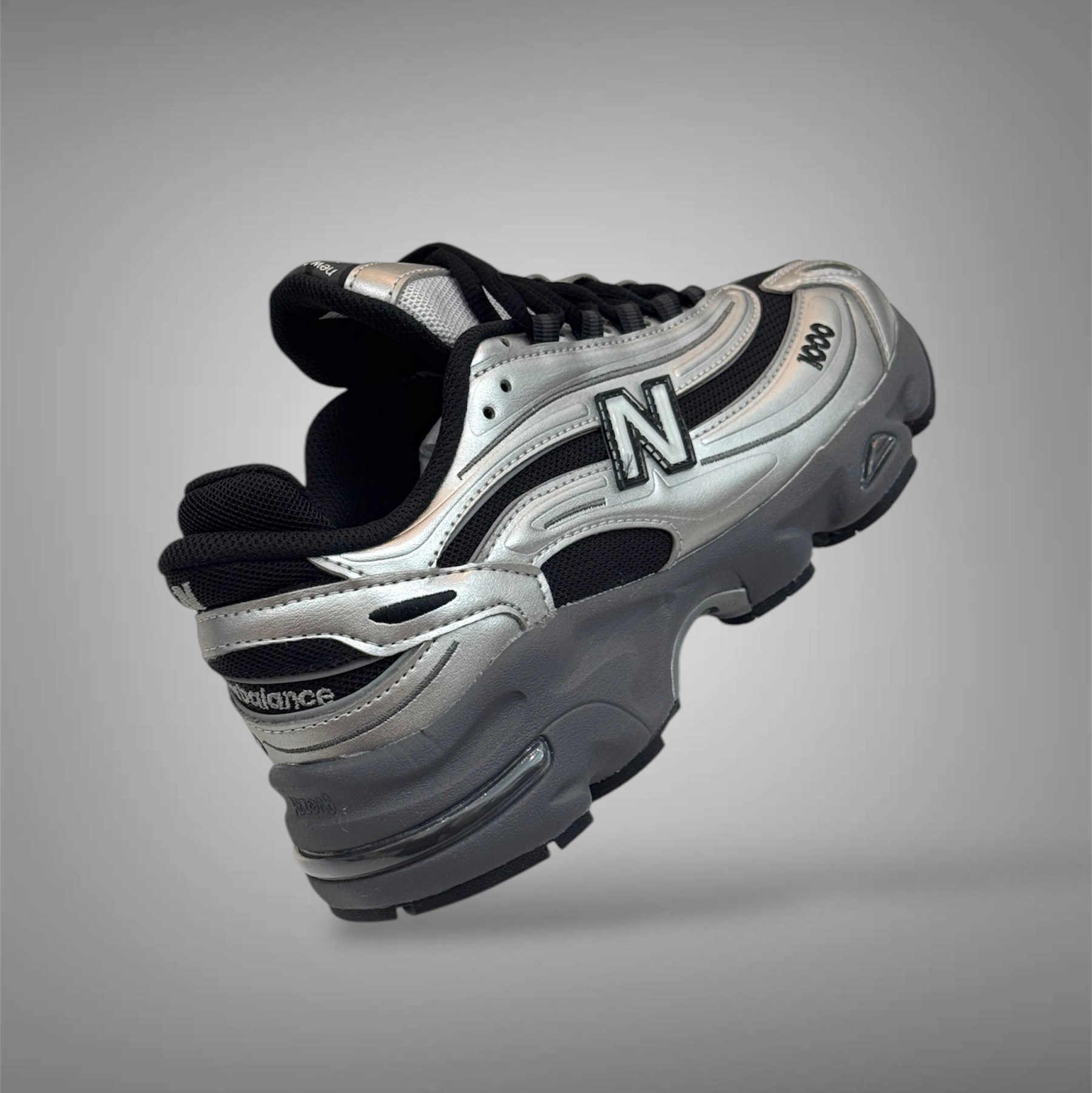 Shoes New Balance New Balance Mens M1000EGR Silver Black