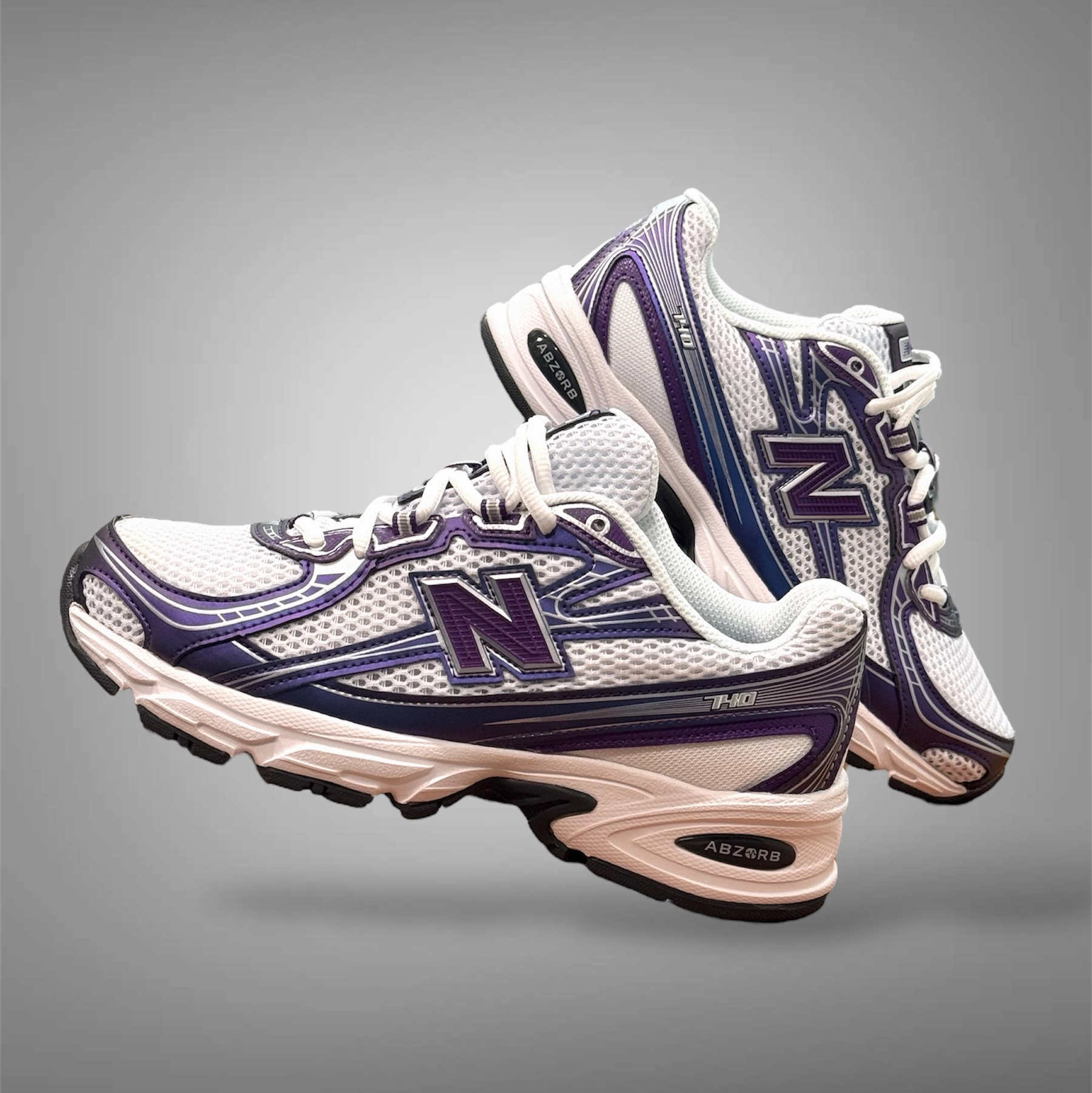 Shoes New Balance New Balance Mens U740CG2 Purple White