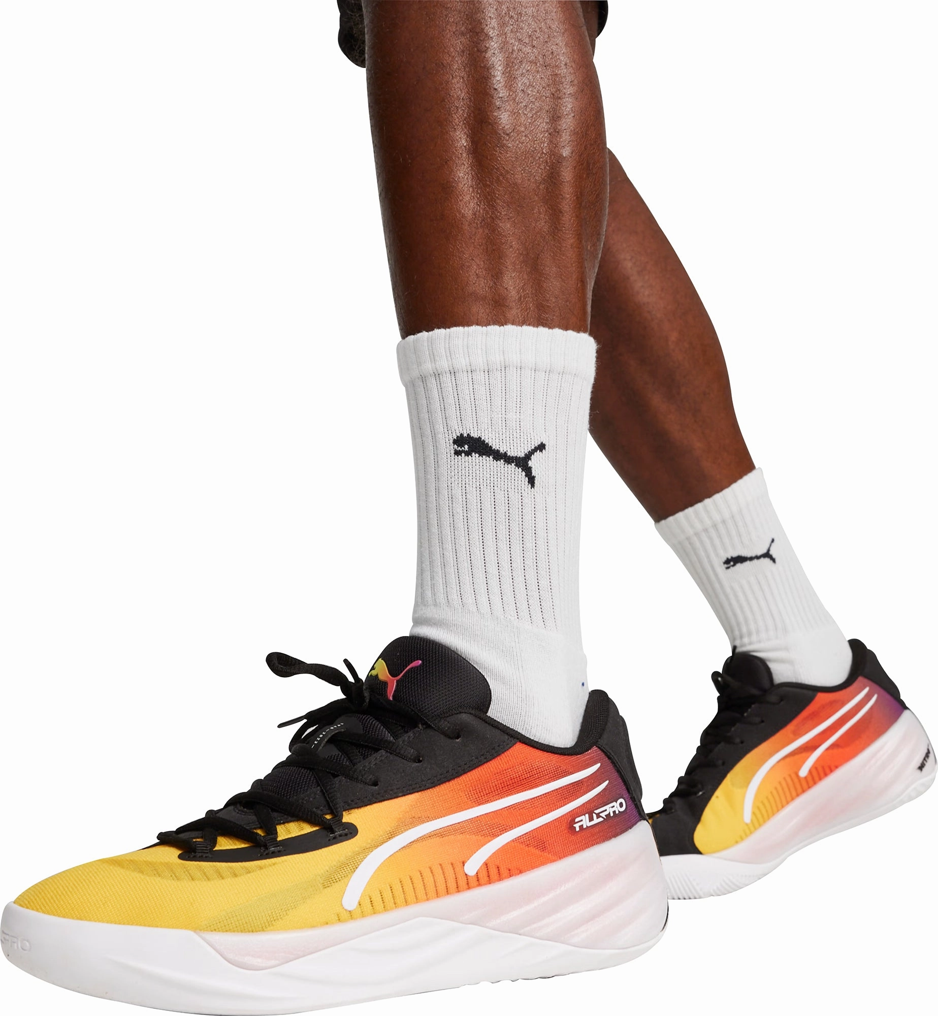 Shoes Puma Puma All-Pro Nitro Showtime Basketball Shoes - Yellow