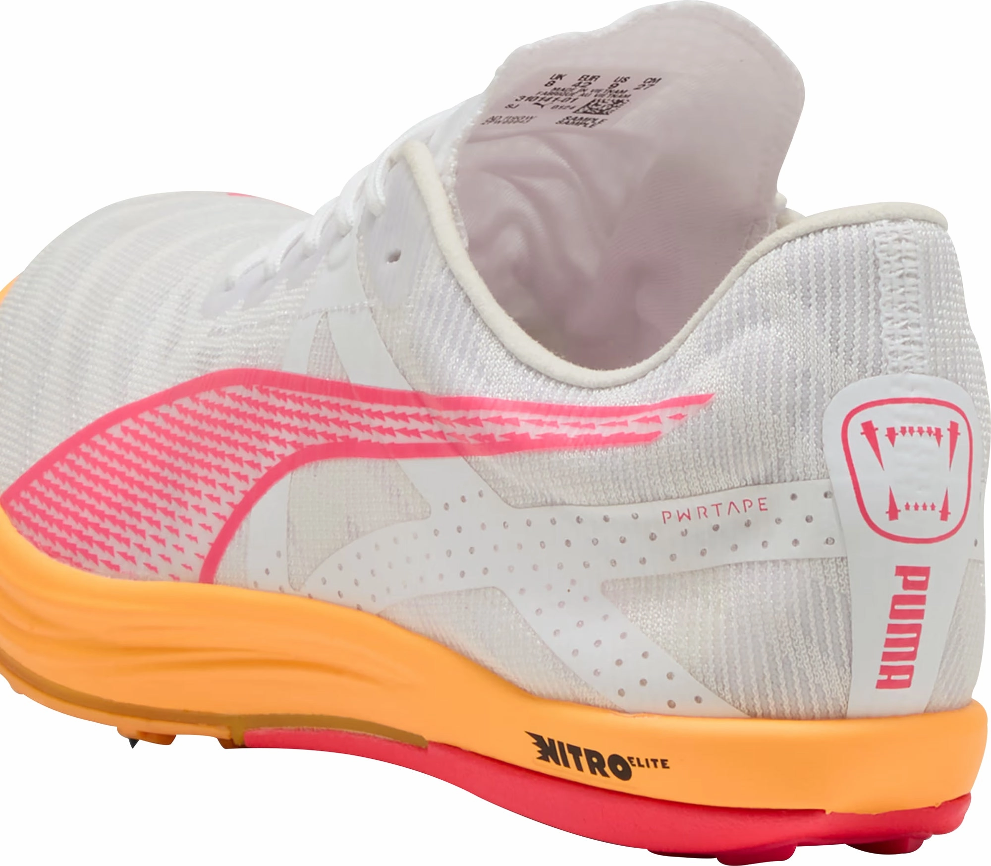 Shoes Puma Puma Crossfox Nitro Elite Cross Country Running Spikes - White