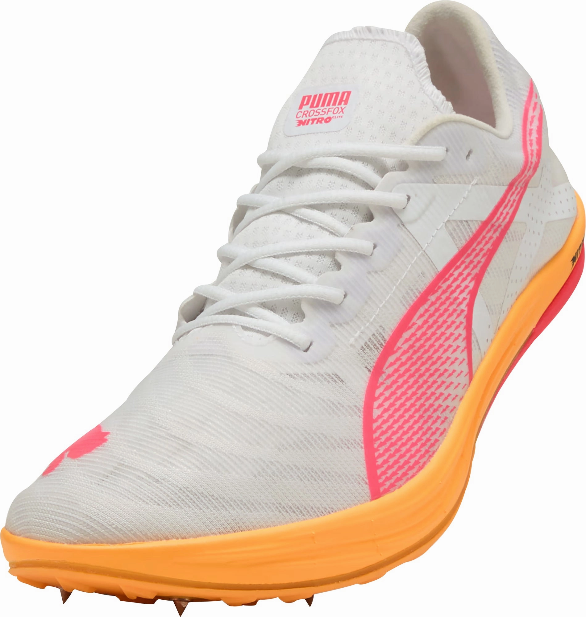 Shoes Puma Puma Crossfox Nitro Elite Cross Country Running Spikes - White