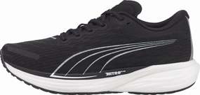 Shoes Puma Puma Deviate Nitro 2 WIDE FIT Mens Running Shoes - Black