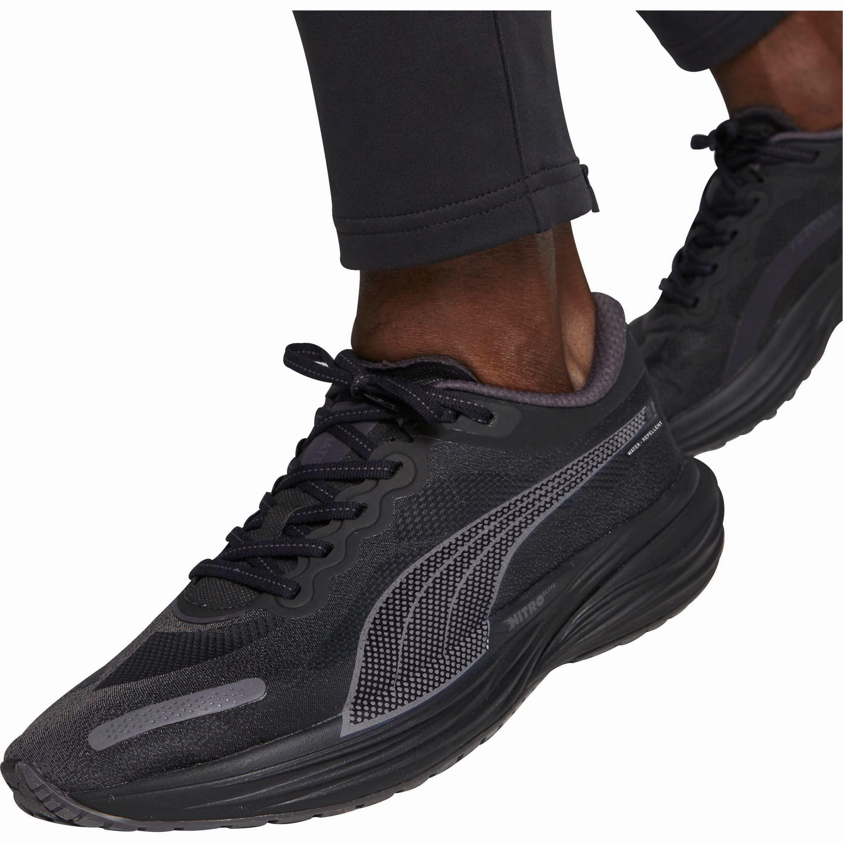 Shoes Puma Puma Deviate Nitro 2 WTRepel Mens Running Shoes - Black