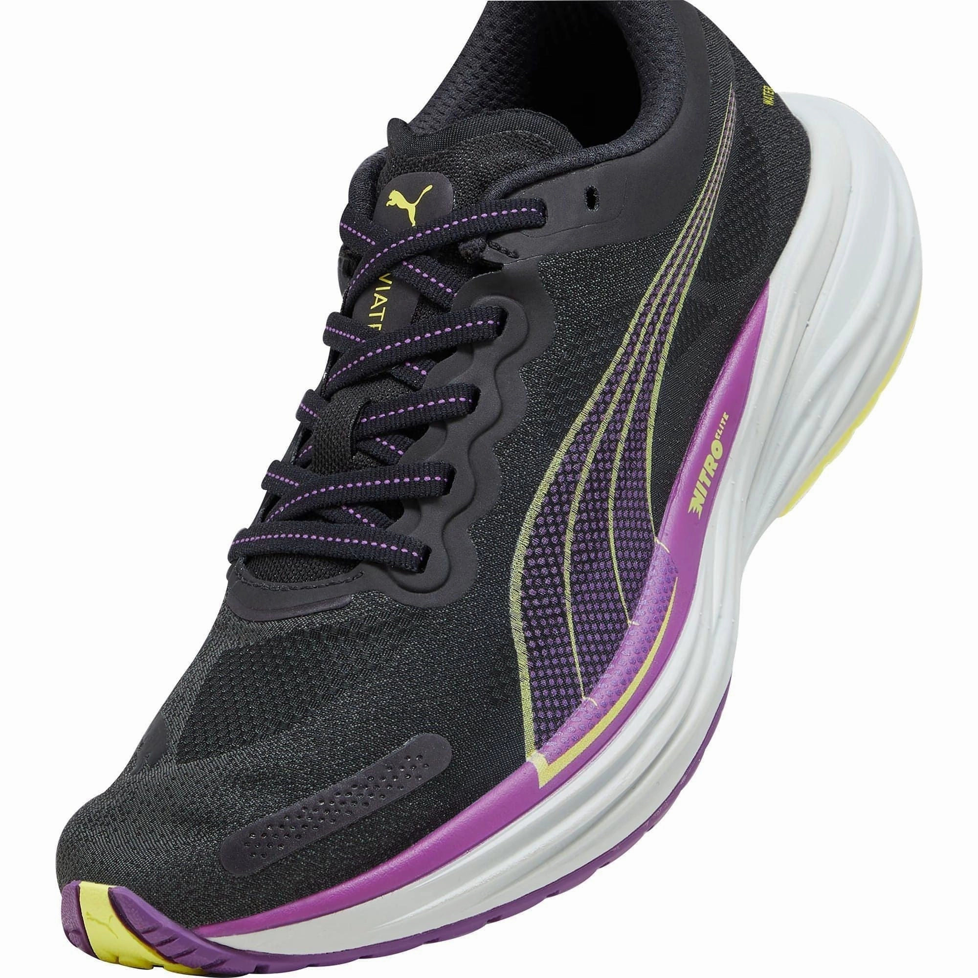 Shoes Puma Puma Deviate Nitro 2 WTRepel Womens Running Shoes - Black