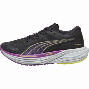 Shoes Puma Puma Deviate Nitro 2 WTRepel Womens Running Shoes - Black