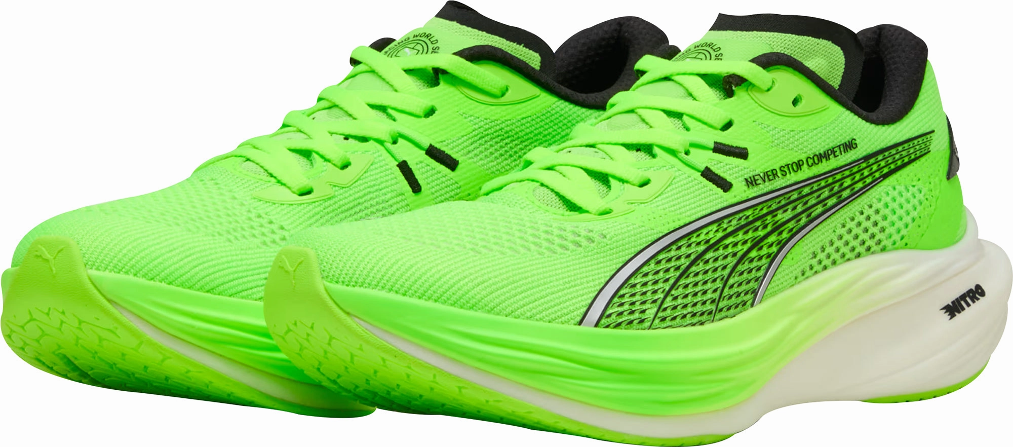 Shoes Puma Puma Deviate Nitro 3 HYROX Mens Running Shoes - Green