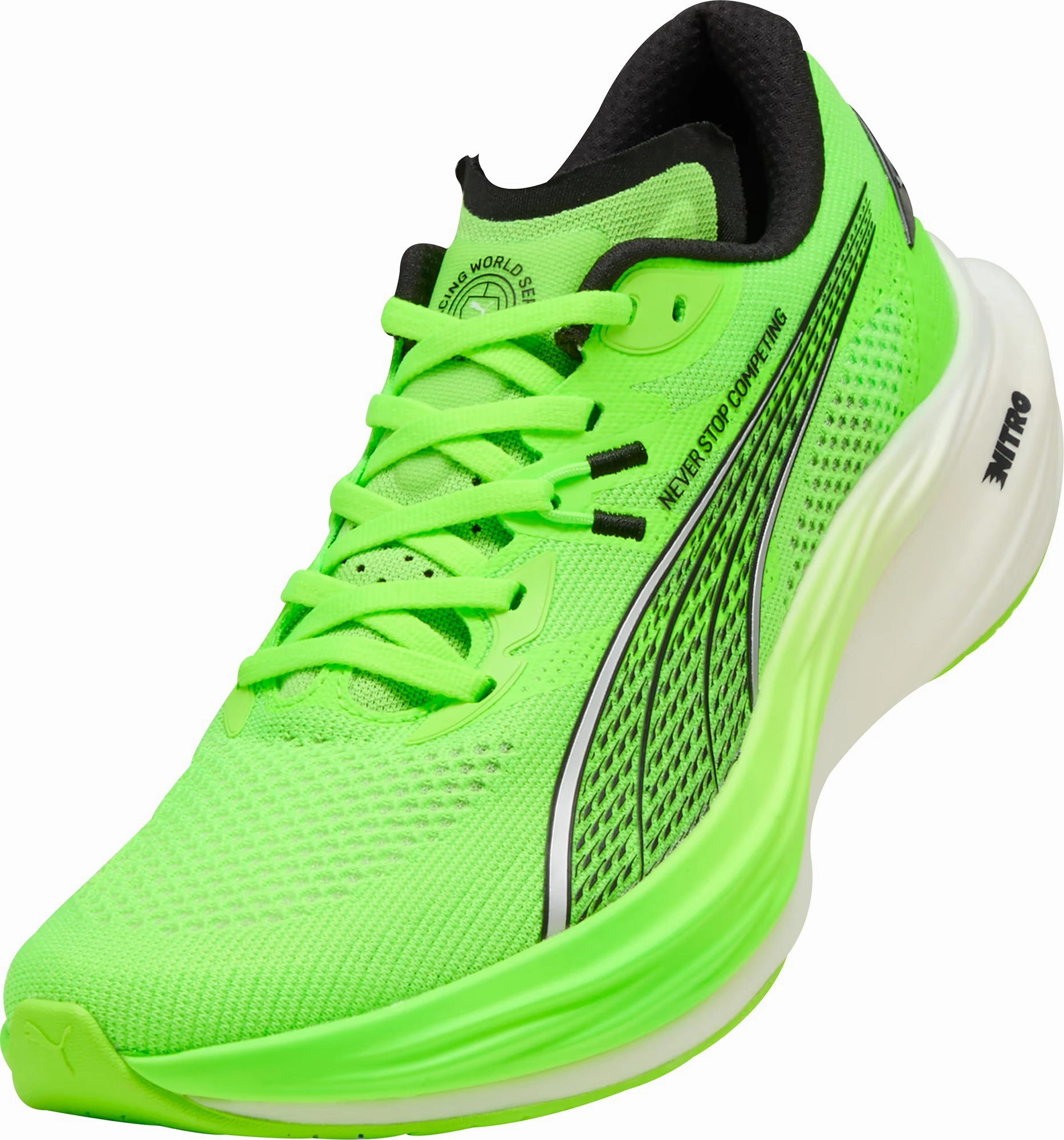 Shoes Puma Puma Deviate Nitro 3 HYROX Mens Running Shoes - Green