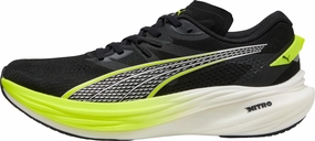 Shoes Puma Puma Deviate Nitro 3 WIDE FIT Mens Running Shoes - Black