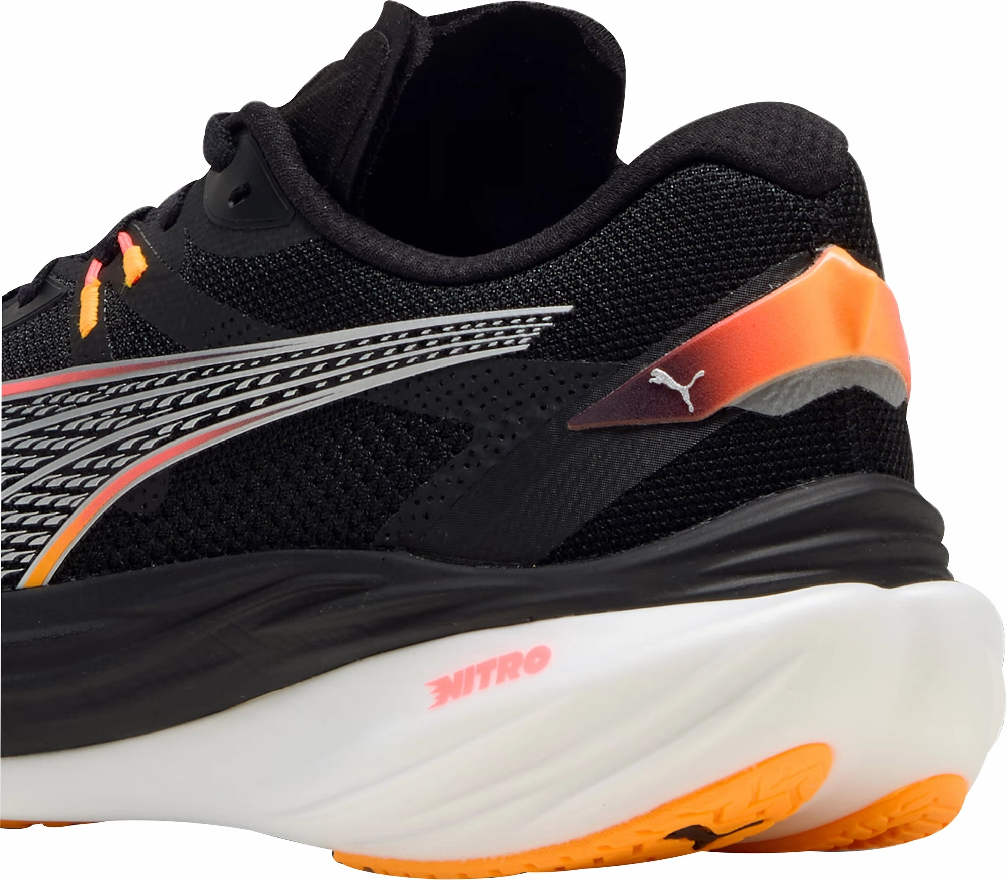 Shoes Puma Puma Deviate Nitro 3 WIDE FIT Mens Running Shoes - Black