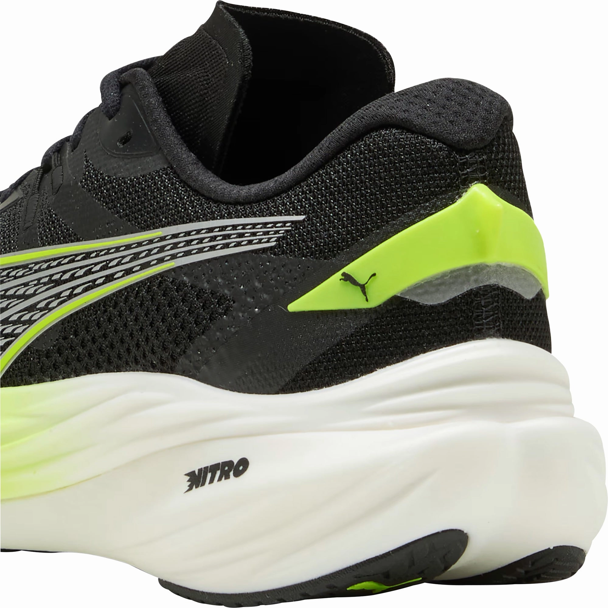 Shoes Puma Puma Deviate Nitro 3 WIDE FIT Mens Running Shoes - Black