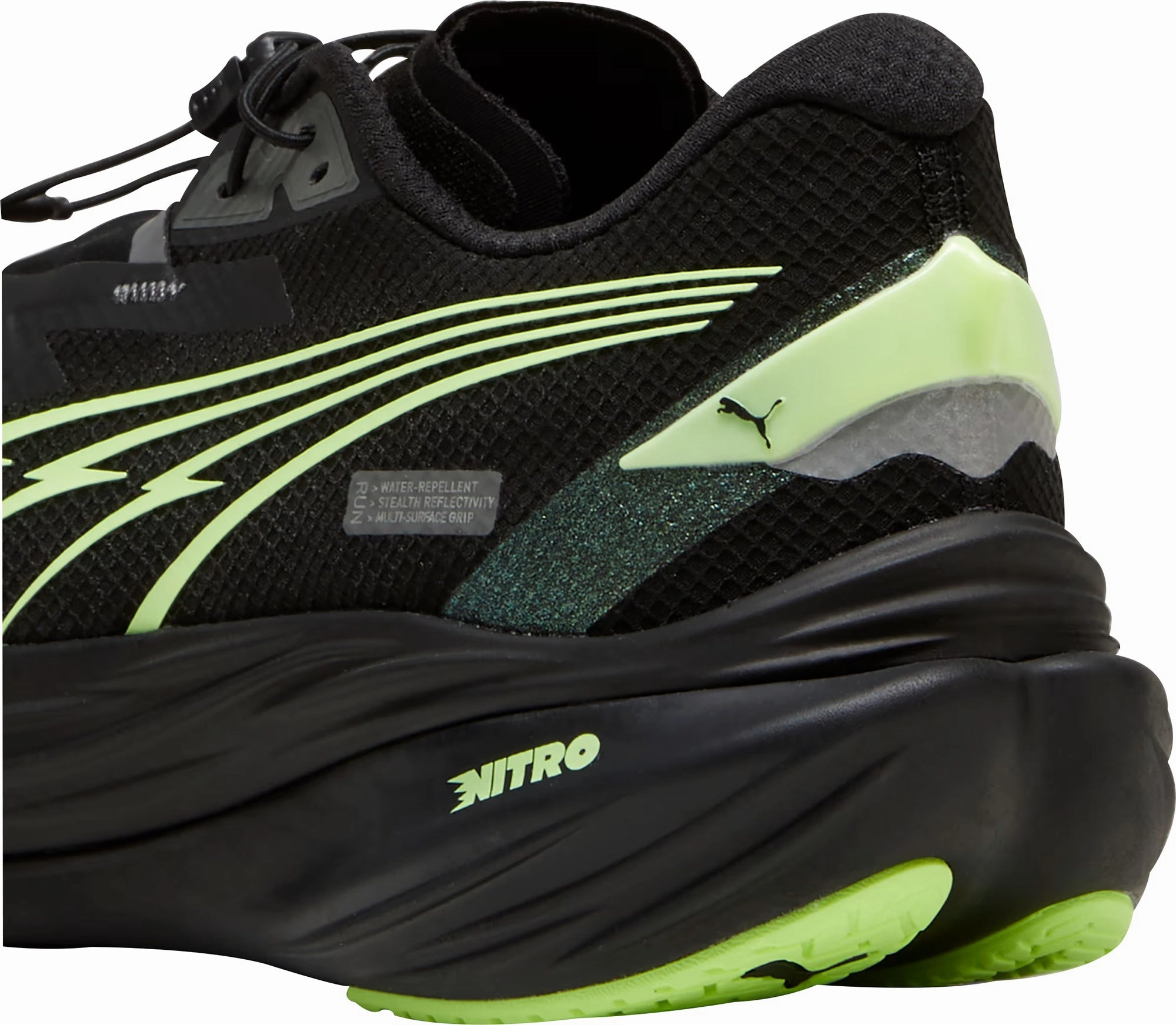 Shoes Puma Puma Deviate Nitro 3 WTR  Mens Running Shoes - Black