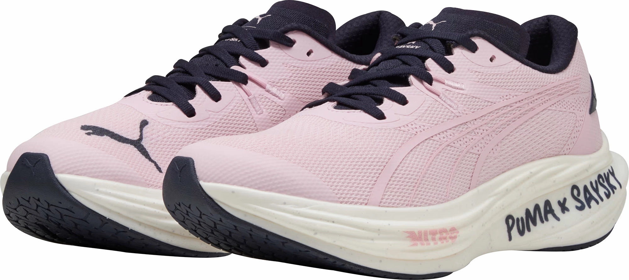 Shoes Puma Puma Deviate Nitro 3 X SAYSKY Womens Running Shoes - Pink