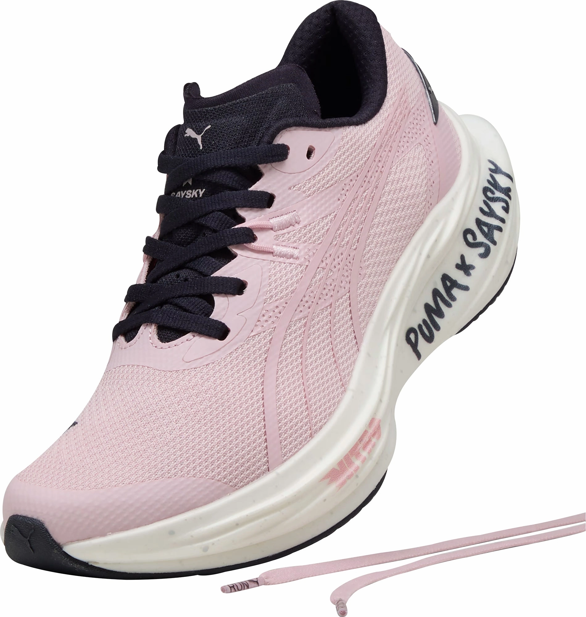 Shoes Puma Puma Deviate Nitro 3 X SAYSKY Womens Running Shoes - Pink