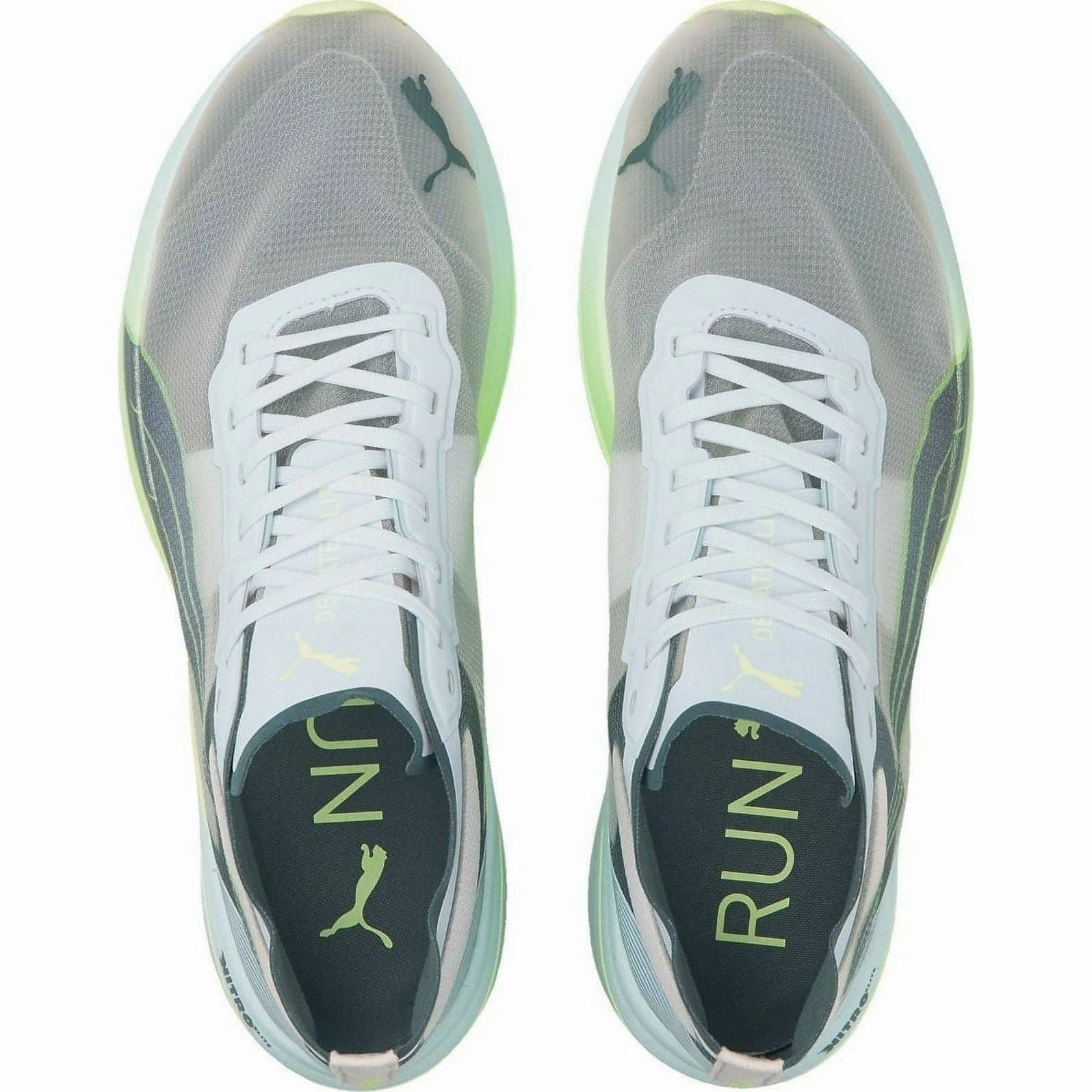Shoes Puma Puma Deviate Nitro Elite Racer Mens Running Shoes - White