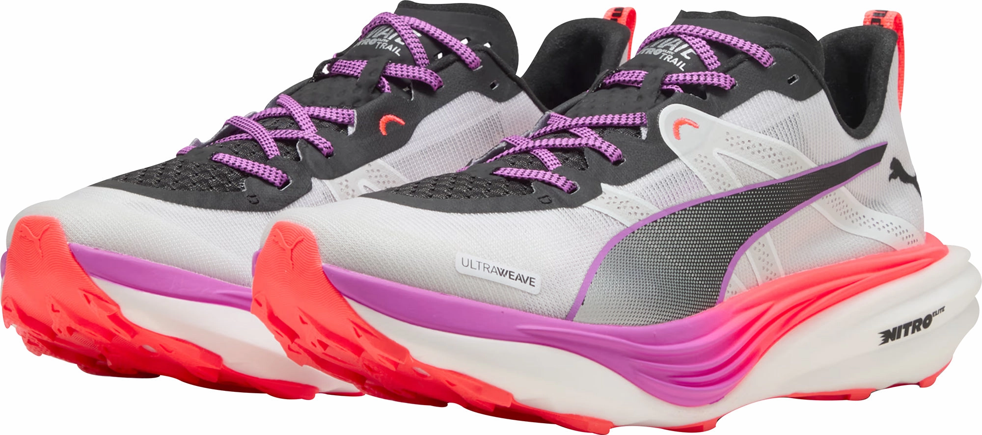 Shoes Puma Puma Deviate Nitro Elite Womens Trail Running Shoes - White