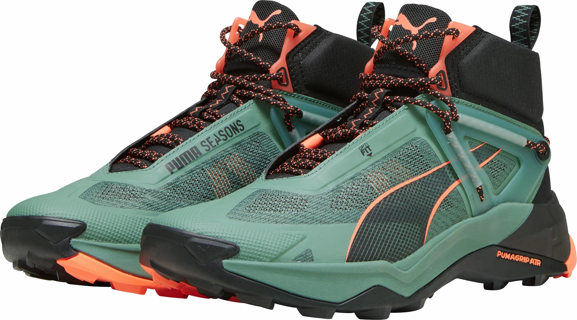 Shoes Puma Puma Explore Nitro Mid Mens Walking Boots - Green