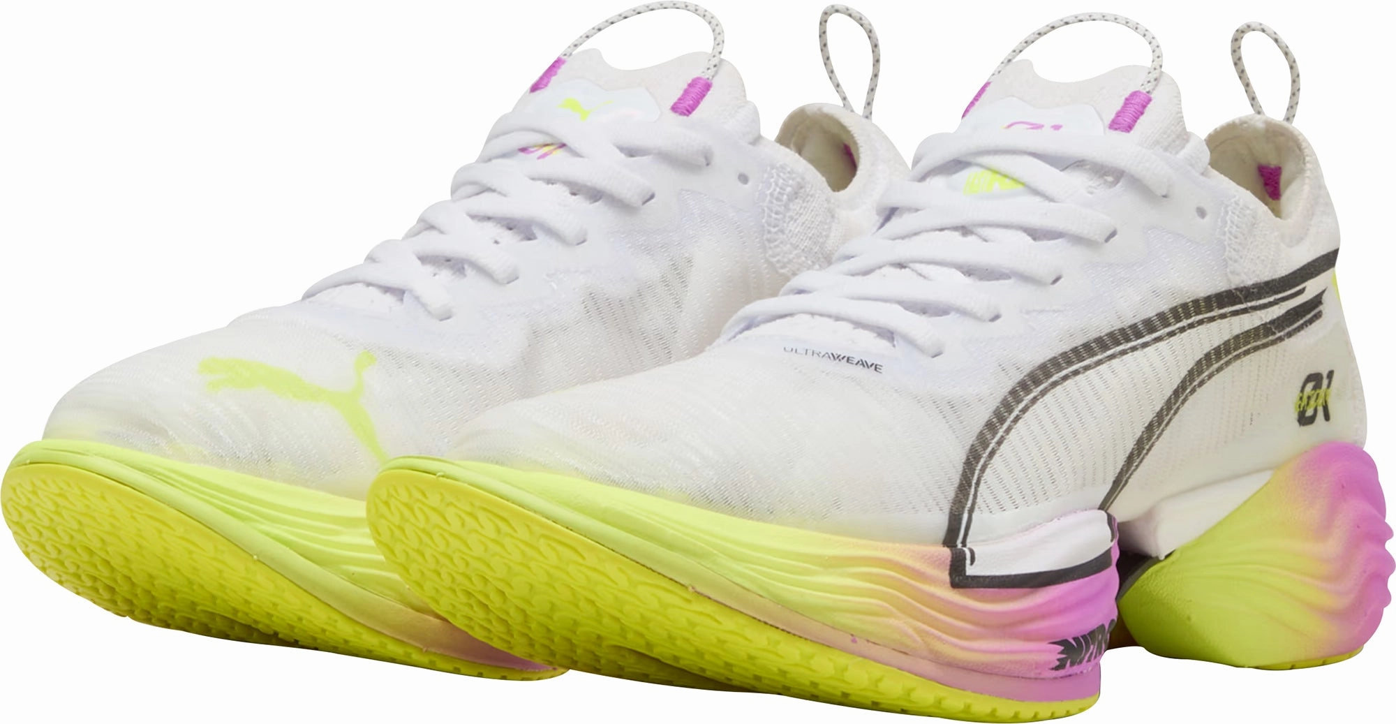 Shoes Puma Puma Fast-R Nitro Elite 2 Ekiden Glow Mens Running Shoes - White