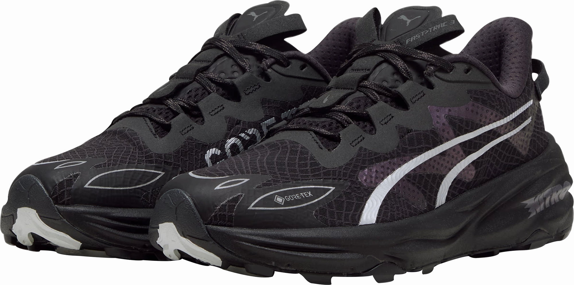 Shoes Puma Puma Fast-Trac Nitro 3 GORE-TEX Mens Trail Running Shoes - Black