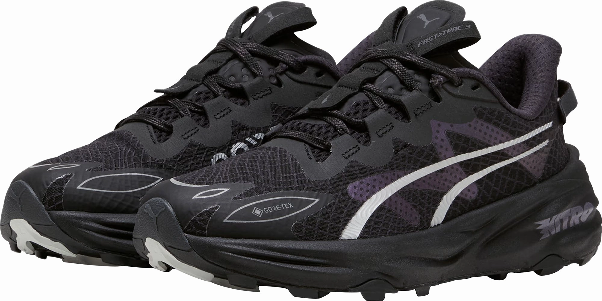 Shoes Puma Puma Fast-Trac Nitro 3 GORE-TEX Womens Trail Running Shoes - Black