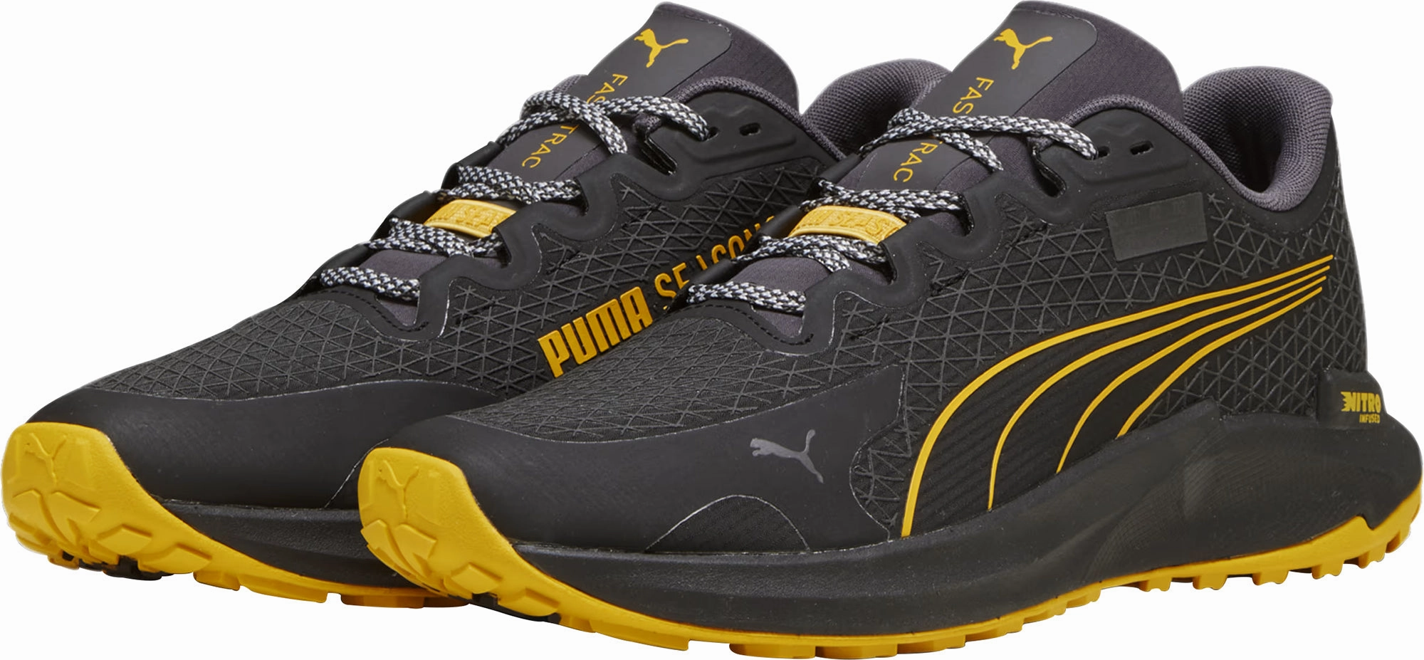 Shoes Puma Puma Fast-Trac Nitro GORE-TEX Mens Trail Running Shoes - Black
