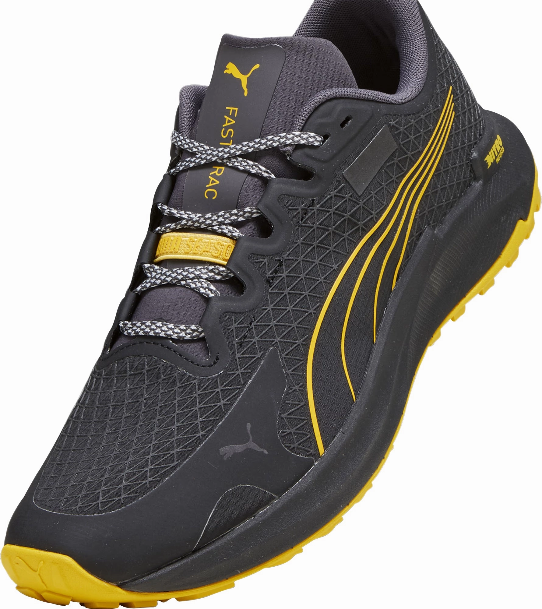 Shoes Puma Puma Fast-Trac Nitro GORE-TEX Mens Trail Running Shoes - Black